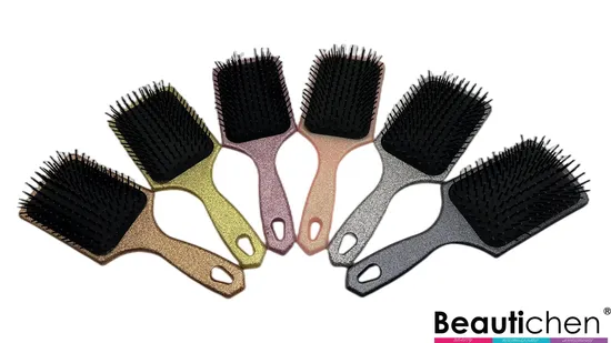 Cojín Beautichen, cepillo de pelo cuadrado, peine para desenredar, cepillo de pelo de nailon para juego de masaje, cepillo de pelo, paleta de goma, Airbag, cepillo para peinar el cabello