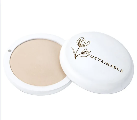 Magnético Pequeño Mini Único Bambú Vacío Maquillaje Compacto